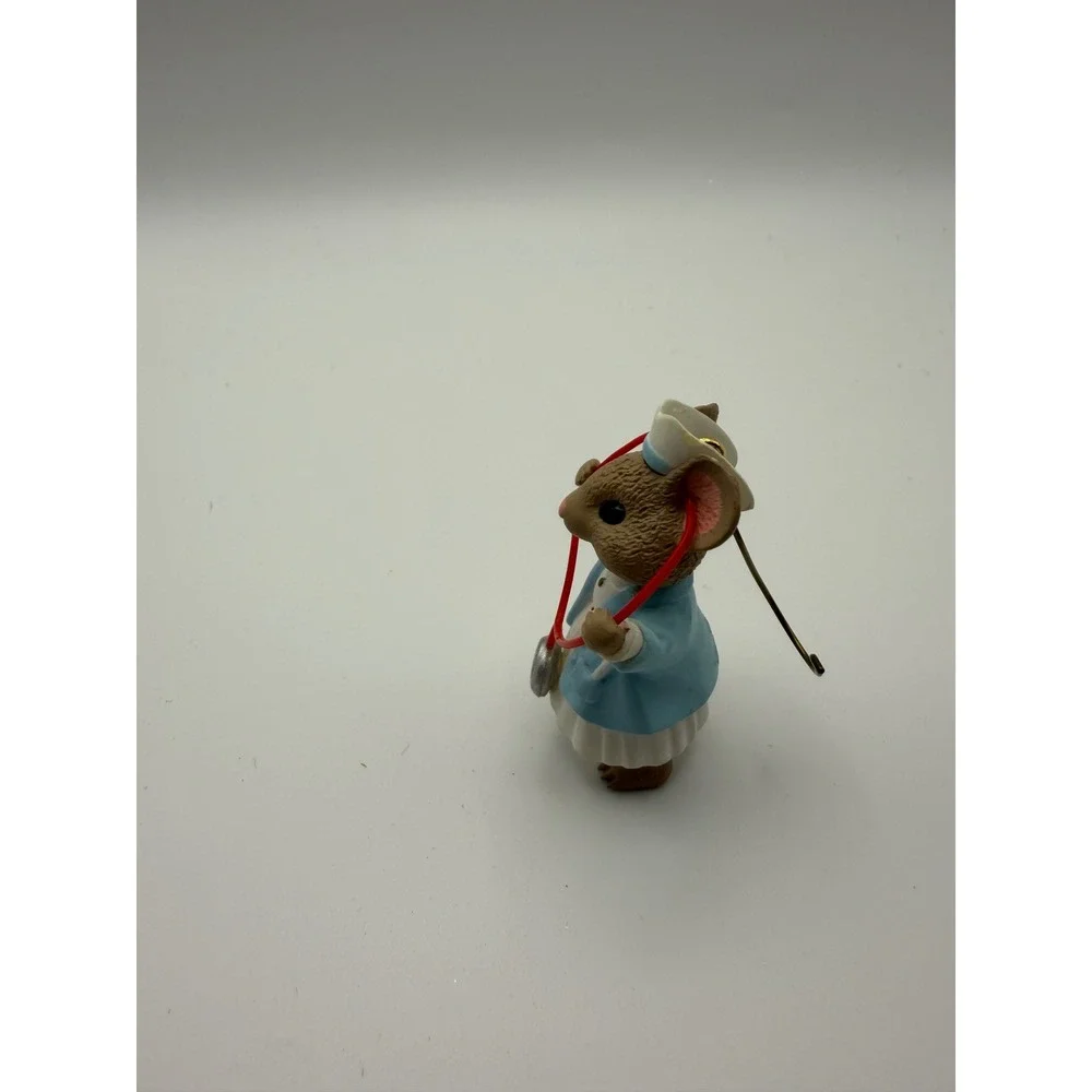 Hallmark Keepsake Ornament 1996 Tender Lovin Care Nurse Mouse Ed Seale Vintage